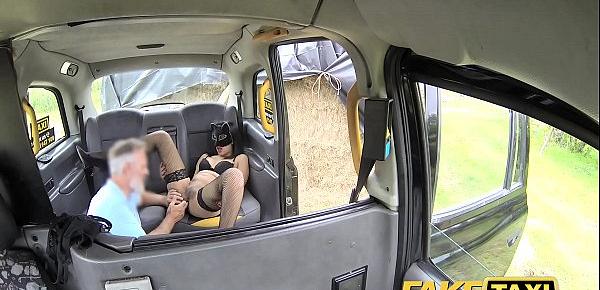 Fake Taxi Pussy cat role playing fantasy fuck for local MILF